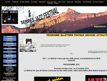 Tablet Screenshot of festivaldejazzdeserres.com